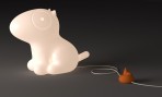 D Dog Lamp
