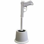 Toilet gun brosse wc blanc